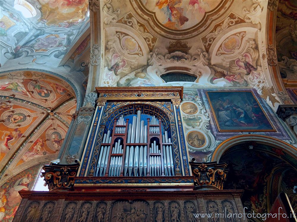 Monza (Monza e Brianza, Italy) - Organ and frescos in the Duomo of Monza